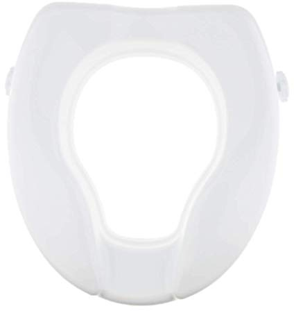 Tubayia Toilettensitzerhöhung bis 300lbs, WC-Sitzerhöhung für Senioren, Schwangere Frauen (2 Zoll Height: 5cm)