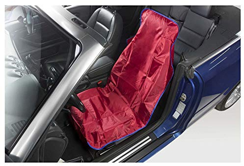 Nylon Sitzschoner Auto rot, Sitzauflage | Sitzschoner Auto Werkstatt, Sitzschutz Werkstatt | Nylon Sitzauflage Auto