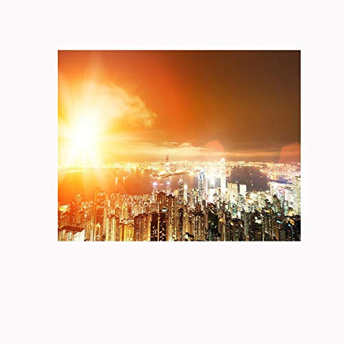 Fotomurales Caballo al atardecer175x210cm Decoración de Pared decorativos Murales moderna de Papel Pintado Sala Living Oficina Dormitorio