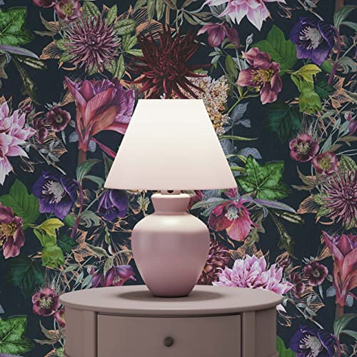 TADESSI Tapet djungel Camilla M1-No.777 fibertapeter grön svart blomutseende blommig för vardagsrum sovrum kök non-woven