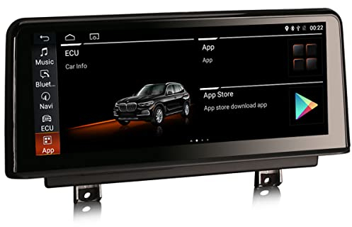 Erisin 10.25 Zoll Android 14 GPS Autoradio Navi für BMW Serie 3 F30 F31 F34 Serie 4 F32 F33 F36 M3 M4 NBT System IPS Touch Screen Unterstützt CarPlay Android Auto Bluetooth DAB+ WiFi 8-Kern 4GB+64GB