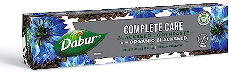 Dabur Black Seed Organic Toothpaste - 100ml | Complete Care Toothpaste for Strong Teeth & Gums | Specially Formulated for Natural Oral Care