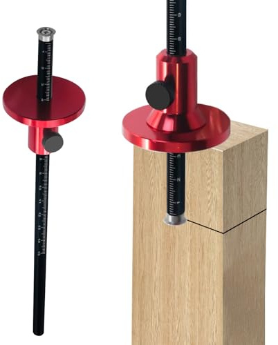 Fyearfly Rad-Anreißlehre, Europäischer Stil, Holzbearbeitungs-Markierungslehre, Aluminiumlegierung, Anreißer, Holzbearbeitung, Einsteckloch, Paralleles Anreißwerkzeug