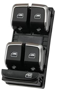 Interruttore Finestrino Auto Per A-udi Q3 2013-2017 Interruttore di comando alzacristalli elettrico Pulsante interruttore alzacristallo Pulsante Controllo Finestrino