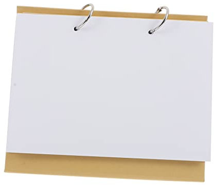 HONMEET 1satz Handbemaltes Tischkalender Mit Kraftpapier Abnehmbaren Seiten Für Fotos Und Doodles Selbstgestaltetes Kalenderbuch Praktisches Bastelbuch Für Zuhause Und Büro
