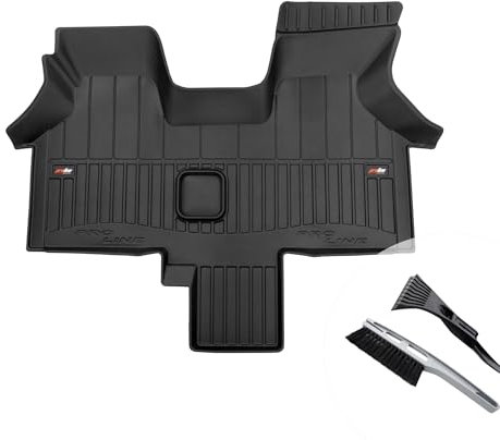 moto-MOLTICO 3D Gummimatten Auto, 4-teiliges Set, Allwetter Gummi Fußmatten, Antirutsch & Wasserfest Autoteppiche - passend für Volkswagen Transporter T4 1990-2003