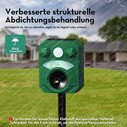 Solar Ultraschall Tiervertreiber