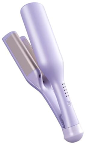 GNURBDILFO Deep Wave Hair Curling 32mm Hair Curling Iron 5 Temperatur Justerbar Snabbuppvärmning Crimp Iron Styler Wand-D EU Plug