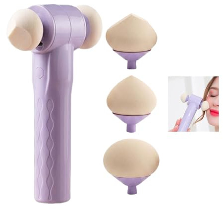 Elektrisk makeupsvamp, och våt höghastighet elektrisk mjuk, hy makeupverktyg, för mamma fru dotter flickvän flickor vuxna älskare familjer