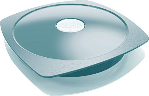 Maped PICNIK Assiette à déjeuner pour Adulte avec Couvercle Etanche - Compatible Micro-Ondes et Lave-Vaisselle - en Plastique Sans BPA - Vert