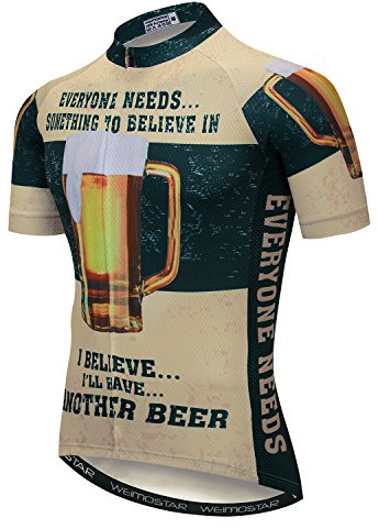 Weimostar Cycling Jersey Men, Male Bike Shirts Summer Short Sleeve Bicycle Clothes