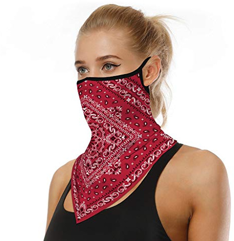 carol -1 Multifunktionstuch Herren Schnelltrocknend Atmungsaktiv Weich Gesichtsmaske Damen Super Elastisch Sonnenschutz Verschleißfest Schlauchschal Halstuch für Motorrad