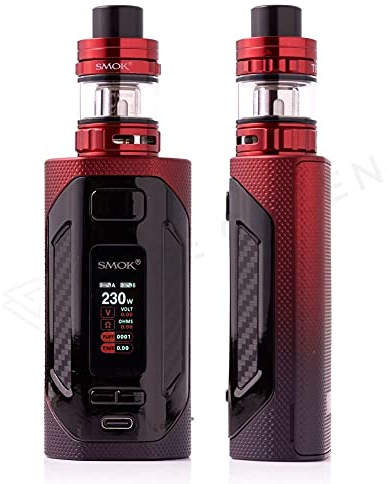 ORIGINAL SMOK RIGEL Kit Pod Vape 230W 6.5ml TFV9 Tanque TFV9 Dual V9 Bobinas de punto 0.15Ω Bobina de cigarrillo electrónico