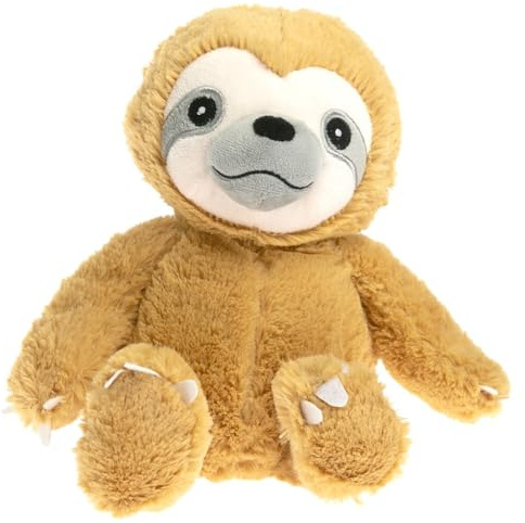 Pelucho - Bouillotte Peluche Paresseux - Bien-Être, Chaleur et Douceur - Micro-Ondable - Grains de Blé et Fleurs de Lavande - Fabriquée en France