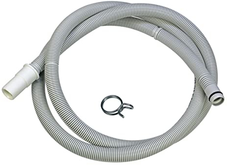 easyPART Kompatibel/Ersatz für Bosch 00668114 Ablaufschlauch Abpumpschlauch mit Schlauchschelle Spülmaschinen Geschirrspüler 2,29m Siemens 668114 Endstücke gerade/gerade Durchmesser 19/19mm Balay