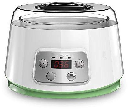 HMTE Yogurt Maker Multifuncional Yogurt Makers Rice Wine Natto Interruptor táctil Completamente automático Microordenador de Acero Inoxidable Timing Ice Cream Maker