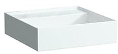 LAUFEN Kartell Aufsatzwaschtisch, ohne Hahnloch, ohne Überlauf, 460x460mm, H8183317581121, Farbe: Graphit matt