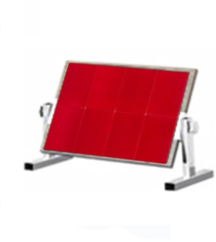 Desktop-Tischtennis-Rebound-Board, Mit 8 Roten Gummis, Winkelverstellbares Ping-Pong-Rebound-Board for Heim-Fitnessstudio, Drinnen Und Draußen