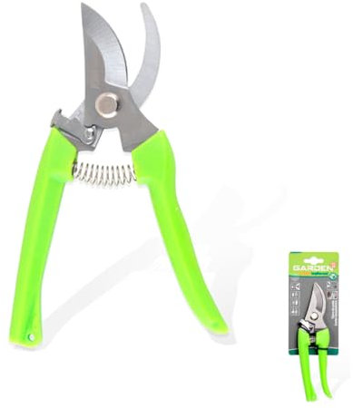 Forbici Cesoia Tagliarami 175mm con Molla, Forbici Potatura e Vendemmia Giardino Professionale, Potatrici da Orto, Attrezzi per Bonsai, Apertura Max 22mm