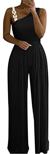 Générique Tenue Femme Chic Et Elegant - Combinaison Noir Moulante Vêtements Grandes Tailles pour Femmes Rondes Ensemble Femme Pantalon Et Haut Fluide Ensemble Femme Chic Et Elegant Mariage
