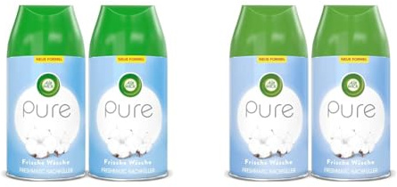 Air Wick Freshmatic Max Raumspray DUO PURE – Nachfüller für den Air Wick Freshmatic Max – Duft: Frische Wäsche – 2 x 250 ml Nachfüller (Packung mit 2)