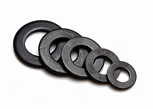 5 pezzi M20/M24/M27/M30 Rondella piatta in acciaio al carbonio nero Rondella ad anello(M20)