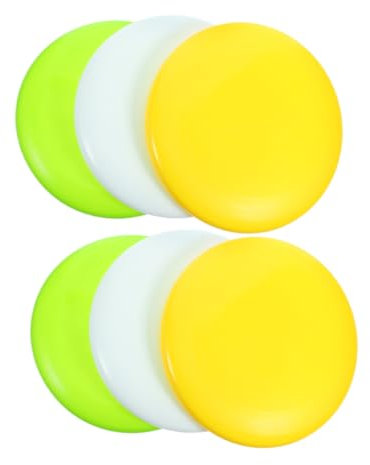 HONMEET 6 Stück-Pack Disc Golf Scheiben Für Anfänger Kleine Golfscheiben Aus Robustem Material Leicht Und Tragbar Disc Golf Zubehör Für Outdoor Spielen