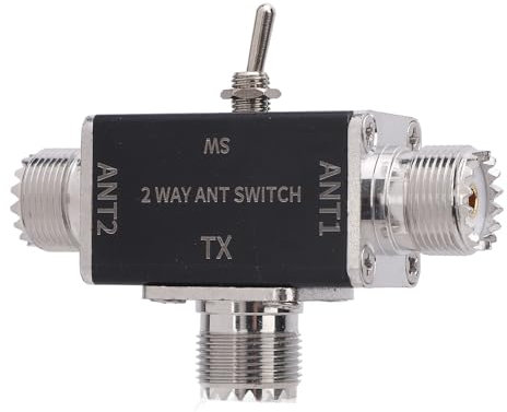 100W Antenna Selector Switch with SO239 Interface Dual Antenna Splitter for Seamless Signal Management and Enhanced Transmission Efficiency