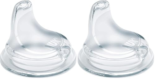 NUK Ersatztrinkschnabel für Learner Cup | kombinierbar mit allen First Choice Flaschen | 6-18 Monate | BPA-Frei | 2 Stück (Packung mit 2)