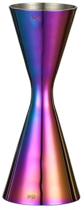 QuxetlRyz Jigger 2 Piezas de Herramientas for Taza medidora, medidor de Barra, medidor de cóctel, Herramientas de Barra, Accesorios de Barra(30 45ml Rainbow)