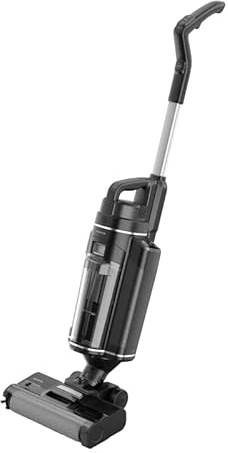 Aiwa MIZUSUI Pro AFC-800 – Aspiradora en seco y húmedo sin Cable, 200W, depósito Doble (500ml/380ml), Auto-Limpieza, 60 min de autonomía, Motor brushless, 10 Accesorios incluidos. Color Negro