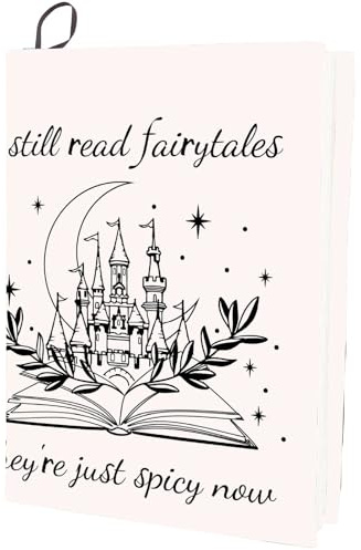 craspire 15.8 x 9.8 Pouces Pochette Livre Blanc couvertures de Livre élastique Tissu Polyester Extensible Lavable réutilisable Castle Moon Star décoratif Grands enveloppements protecteurs