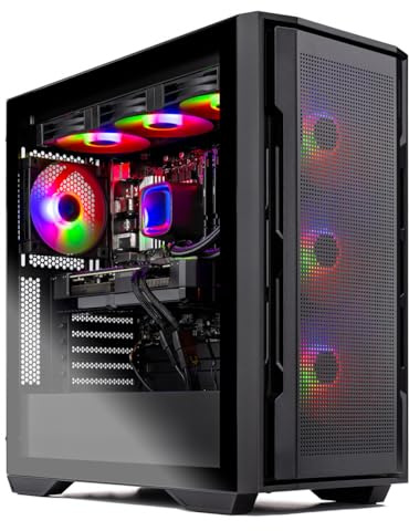Skytech Gaming Rampage Gaming PC, AMD Ryzen 7 7800X3D 4.2GHz, NVIDIA RTX 5060 Ti 16GB, 1TB Gen4 NVMe SSD, 32GB DDR5 RAM 6000, 850W Gold ATX 3 PSU, 360 ARGB AIO, Wi-Fi, Win 11, Desktop