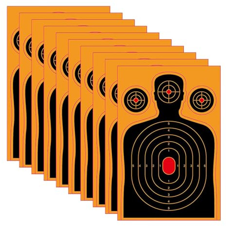 Zielscheibe Aus Papier,10 Stück Reaktive Zielscheibe 45x30 cm | Zielpapier für Wurfübungen | für Outdoor-Übung im Garten, tägliches Training, Teamaktivitäten, Erholung, für Kinder und Erwachsene