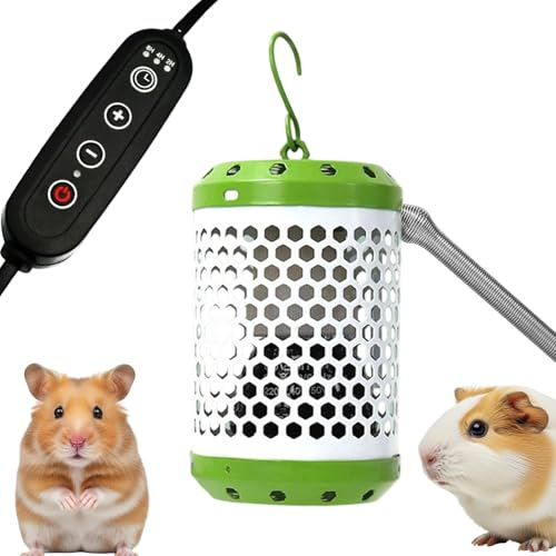 Chauffage Pour Cage À Oiseaux - Ampoule Économe en Énergie avec Protection de Sécurité - Ampoule Chauffante Pour Cage À Oiseaux,Pour Tortues, Serpents, Lézards, Perroquets, Bain de Poulailler