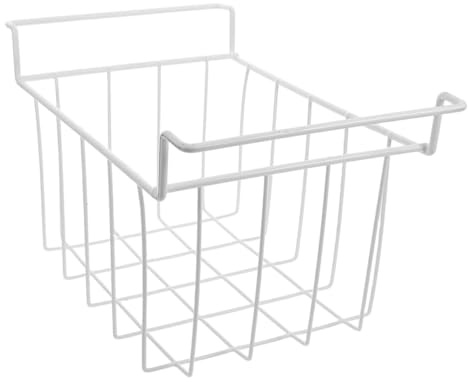 BESPORTBLE Organizer Cestello Freezer Pozzetto in Filo Metallico Spesso Cesto Sospeso per Frigorifero Congelatore Contenitore Rete Facile da Pulire e Accessibile per Conservazione Efficienza