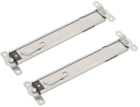 QUARKZMAN 2 Piezas De Bisagras Para Ventana 8 304 Acero Inoxidable Soporte Telescópico Ajustable Para Ventana Abatible Kit De Herrajes Controlador De Ángulo Color Plateado
