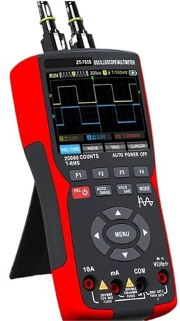Digital Oscilloscope, ZT-703S 3 In 1 Oscilloscope Multimeter 25000 Counts Dual Channel 50MHZ Bandwidth 280MSa/s High Real-time,for Testing & Analysis
