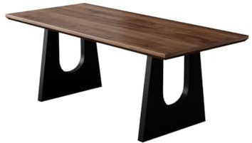 CUISGOR Diner Table Home Solid Wood Dining Table Rectangular Workbench Desk Hotel Kitchen Dining Table(180cm)