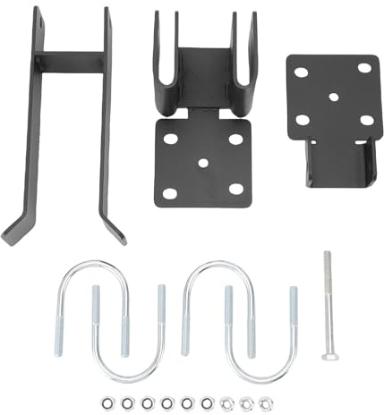 Respicefinem Cancello a Catena in Acciaio al Carbonio con Braccio Robusto Doppio Cancello per Telaio della Porta a Tubo Tondo da 375 Pollici con Foro di Serratura per Fattoria