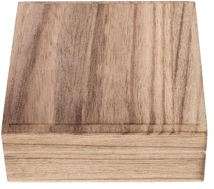 DOITOOL Joyero de Madera Vintage para Guardar Joyas, Caja de Almacenaje y Organización de Anillos, Estuche Portatil