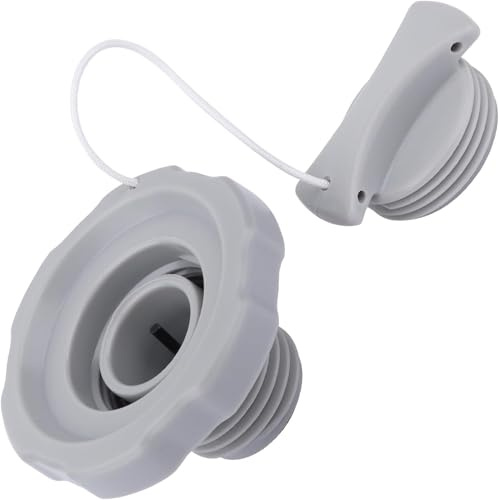 FMJZJF P05767 - Valvola di gonfiaggio con coperchio di chiusura, valvola a spirale, tappo superiore, valvola di scarico della pressione, compatibile con Lay Z Spa, Best_Ways & Coleman AirJet, ricambio