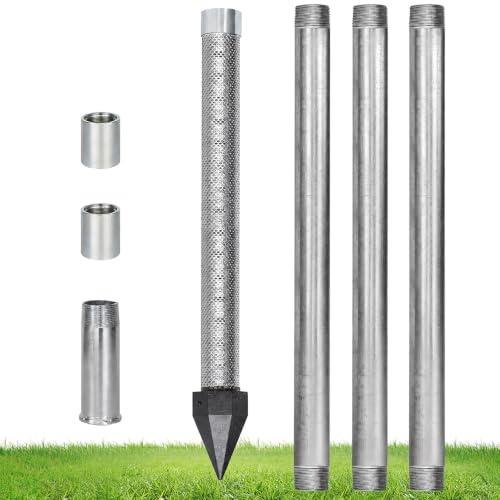 Kit Punta Pozzo Artesiano 1-1/4 Inox, Tubo Per Pozzo Artesiano 3PipeKit/4m
