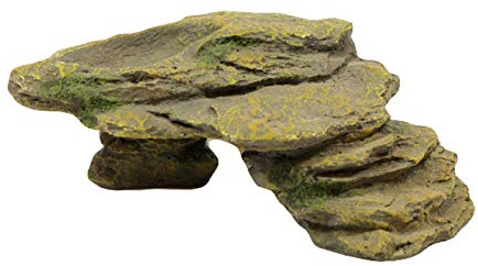 Hobby 41454 Aquarium Terrarium Deko Plateau Rock 2 Felsen Terasse, 22 x 15 x 8 cm