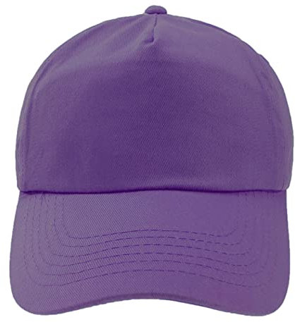 4sold Baseball-Sonnenhut für Kinder mit LSF 50, Kappe für Jungen und Mädchen, violett, One Size-14 Years