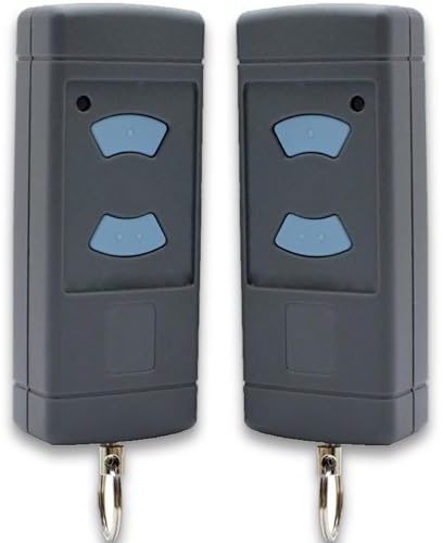 868Mhz 2 Stück Garagentor Handsender für Hörmann HSE2-868, HSM4-868, HS4-868, Kompatibel mit Hörmann Blue Buttons 868.3MHz Garage Fernbedienung Handset 2 Button neuw