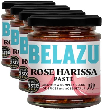 Belazu Rose Harissa, 170g (Pack of 4)