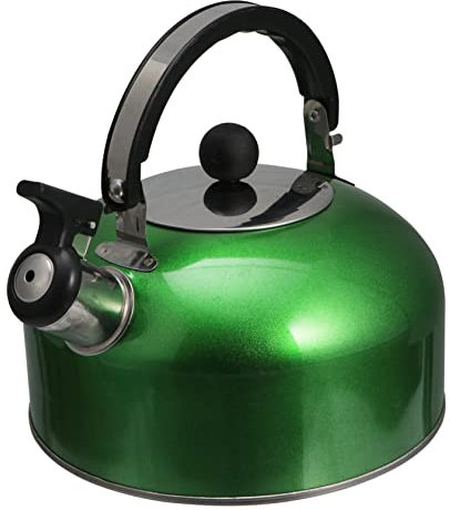 WATIIFUFU Tetera Silbante de Acero Inoxidable Capacidad Grande de 3l, Mango Cómodo y Diseño Resistente para Estufa de Gas o Inducción en Cocina