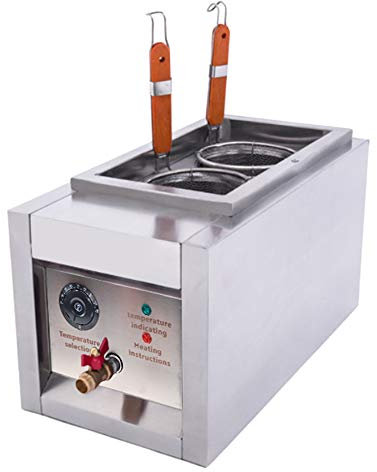 MJMLUCK Máquina eléctrica para Hacer Pasta, cocedor de Fideos Comercial de 2000 W con colador y hervidor de Espaguetis