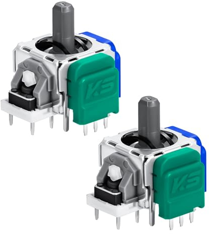 Ceozon TMR Effect Lot de 2 joysticks de rechange avec capteur électromagnétique anti-dérive Compatible avec manette PS4